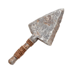 A Stone Arrow with Anasazi Metates Native American Isolated on Transparent Background