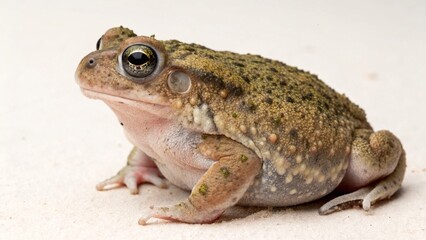 Fototapeta premium Desert Rain Frog on studio background