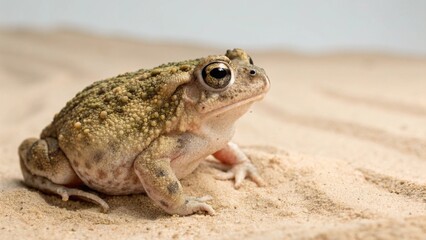 Fototapeta premium Desert Rain Frog on studio background