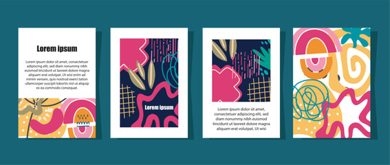 Modern vector illustration showcasing design, creativity, and business through abstract geometric elements