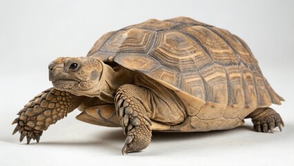 Obraz premium Desert Tortoise on studio background