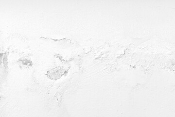 Peeling painted concrete wall. Leaking rain cause the wall and ceiling cracked.