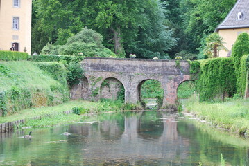 old bridge over the river