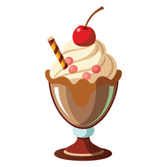 Ice cream sundae