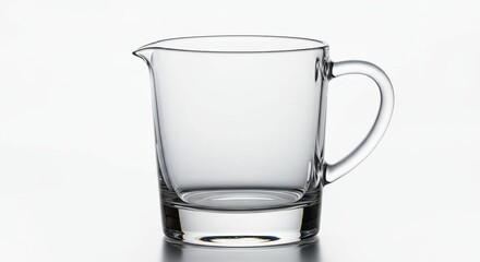 Elegantly crafted crystal mixing glass for cocktails and culinary applications