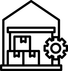 Warehouse and Inventory Icons – Clean and Modern Collection