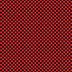 Seamless red and black checkered background pattern in a tight grid. Useful as digital textile mockup, wrapping paper design, background texture, or fabric reference illustration