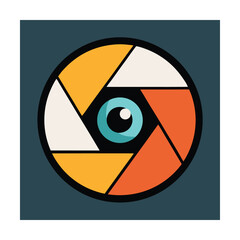 Camera Shutter Eye Drawing for Digital Photography