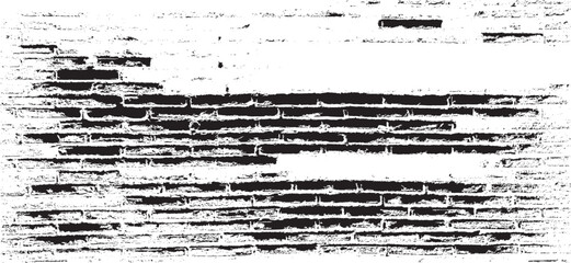 Old brick wall texture. Grunge Urban Background Vector. Distressed Grainy Grungy Overlay Effect. Vector Illustration. EPS 10.
