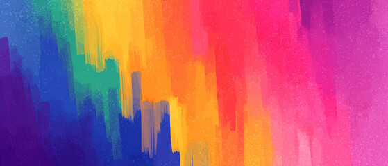 abstract, colorful, rainbow watercolor backgroundwith colors melting and changing from violet through red, pink, orange, yellow up to blue