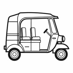 truck vinyl ready vector illustration