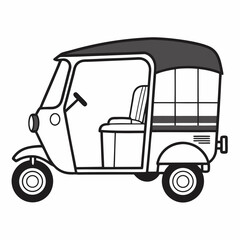 Fototapeta premium truck isolated on white background