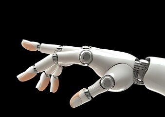 Robotic hand reaching out (2)