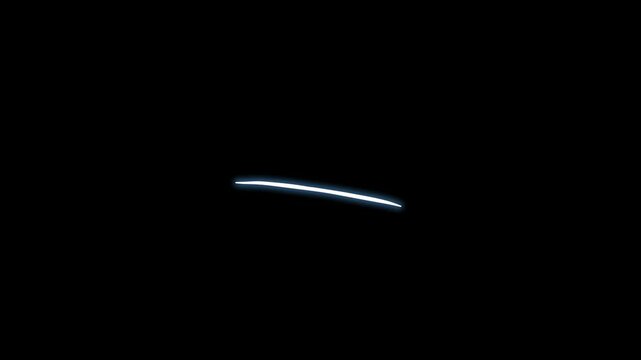 Hand drawn animated doodles visual effect lightening. Video clip with alpha channel.
