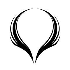 Abstract symmetrical graphic design