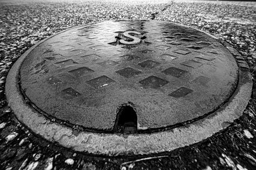 Urban Detail: Manhole Cover