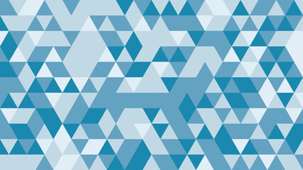 Fototapeta premium Triângulos azuis pastel