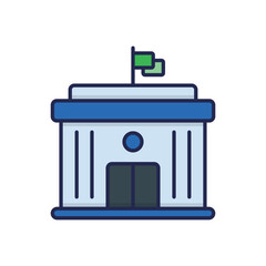 Private School Vector icon