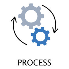 Cycle and Step-by-Step Process vector Icon design