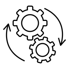 Automation and Operational Process Concept vector Icon design