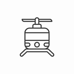 train front view trolleybus icon sign vector