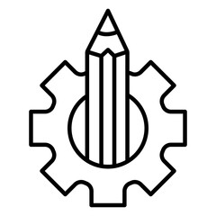 Creative App Development and Design vector Icon design
