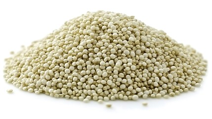 Fototapeta premium Heap of white quinoa seeds photo