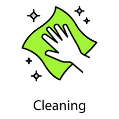 Cleaning Vector Icon For Household And Commercial Use