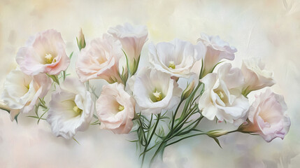 Elegant wedding invitation card background vector. Minimal hand painted hydrangea botanical flowers texture template background. Design for wedding, vip cover, poster, rsvp moderncard.Valentine's Day