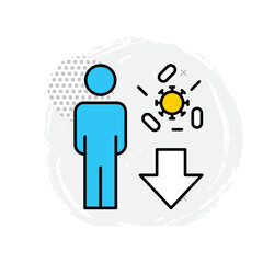 Good Hygiene Vector Icon Illustrating Sanitary Measures