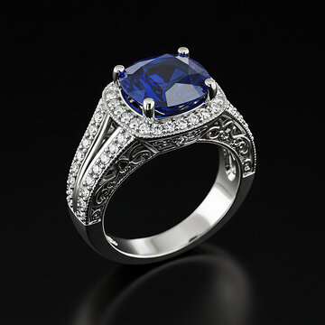 saphire ring