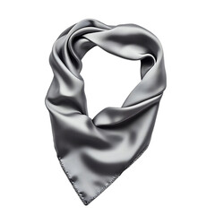Elegant Cooling Bandana with a Luxurious Soft Fabric Isolated on Transparent Background
