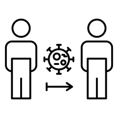 Transmission Vector Icon Representing Manual Gear Shift