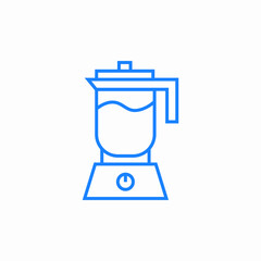 blender juicer icon sign vector