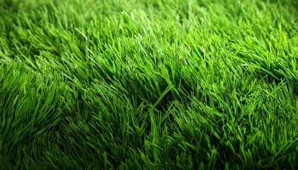 Fototapeta premium close up of green grass texture background with copy space