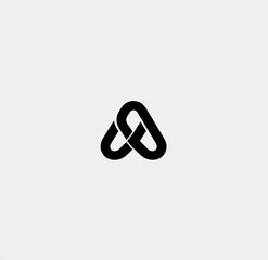 Abstract linked letter logo