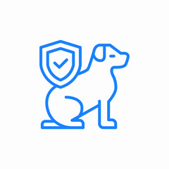 pet insurance icon sign vector