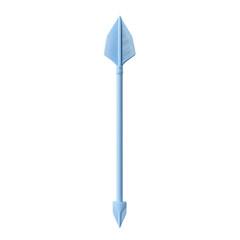 Minimal Arrow with a Refined Balanced Structure Isolated on Transparent Background