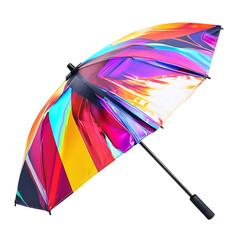 High Tech Compact Beach Umbrella with a Dynamic Abs Isolated on Transparent Background