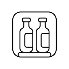 Minibar Vector icon
