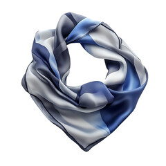 Elegant Cooling Bandana with a Refined Soft Texture Isolated on Transparent Background