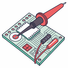 Circuit board repair soldering iron electronics technology