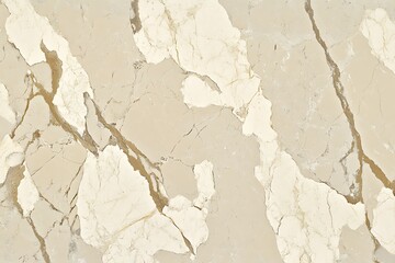 Naklejka premium Subtle beige marble texture with soft veins blending into solid white.
