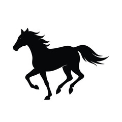Galloping Horse Silhouette