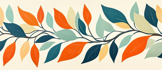 Autumnal Branch Border