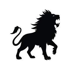 Roaring Lion Silhouette