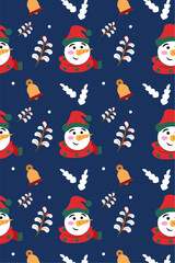 Christmas pattern background Wrapping paper Vector