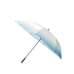 Minimalist Travel Beach Umbrella with a Sleek Modern Design Isolated on Transparent Background