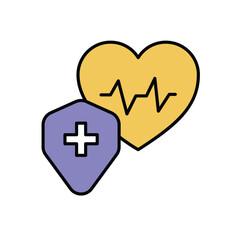 Obraz premium Health Insurance Icon vector