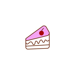Sweet bakery cake logo design